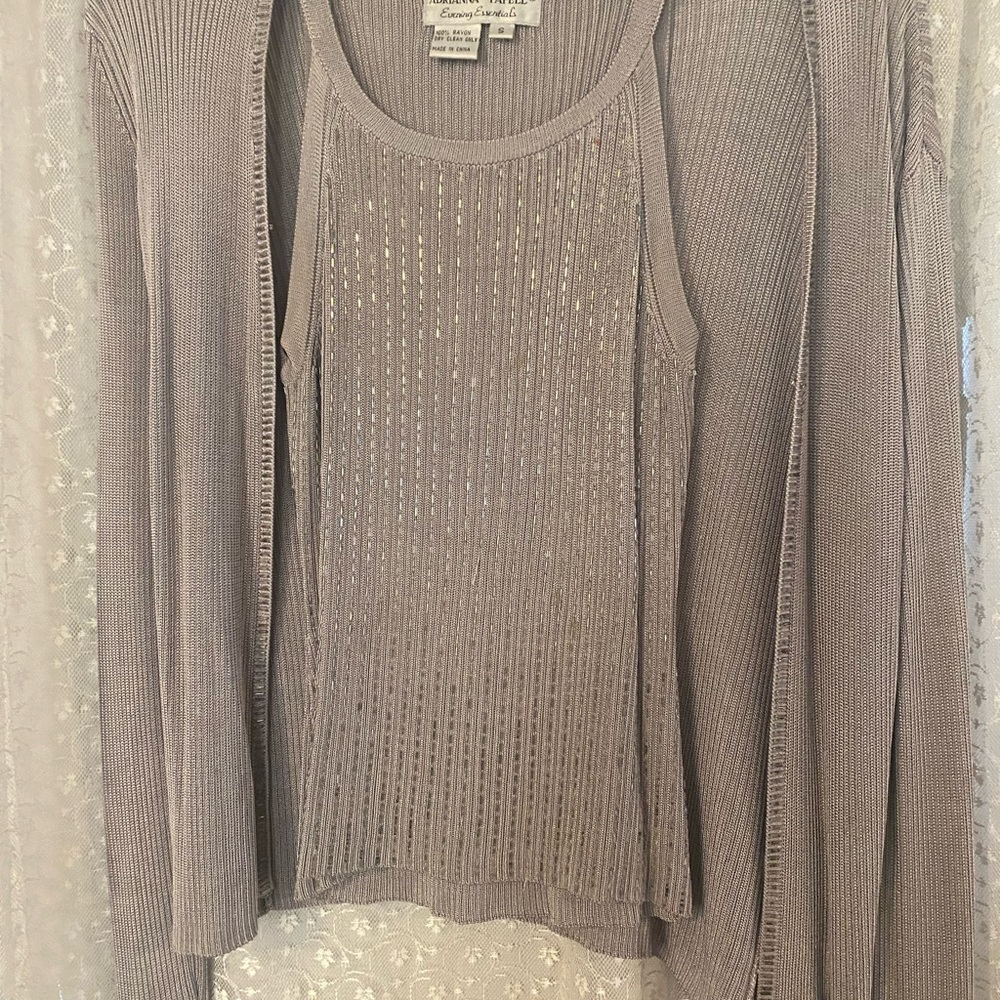 Arianna Papell two piece , elegant sweater and top